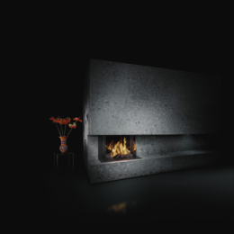 gas fire panorama 70-55 foto
