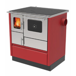 Inox-75-houtfornuis-met-oven-en-kookplaat-rood